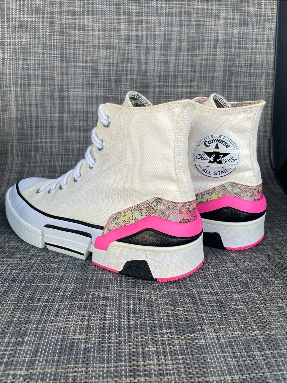 Converse All Star Women's CPX70 High 'Snakeskin Archive Print' Canvas Sneakers 7 - Picture 8 of 13